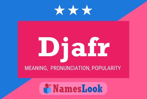 Djafr Name Poster