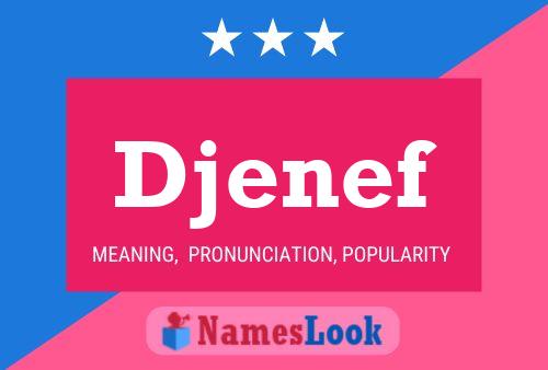 Djenef Name Poster