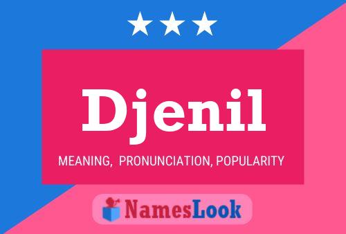 Djenil Name Poster