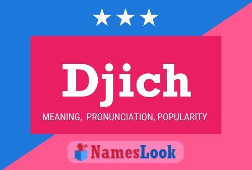 Djich Name Poster