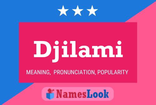 Djilami Name Poster