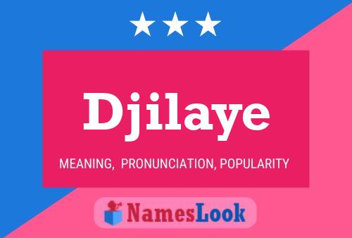 Djilaye Name Poster