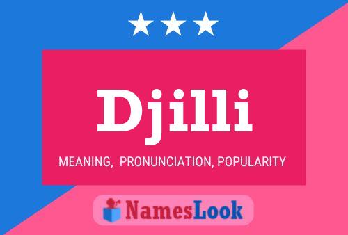 Djilli Name Poster