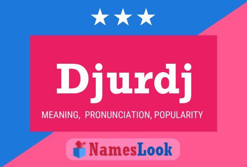 Djurdj Name Poster