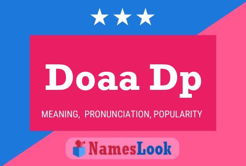 Doaa Dp Name Poster