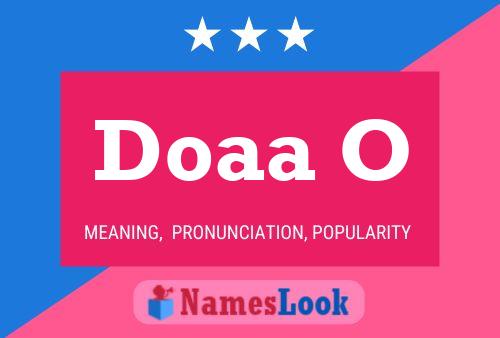 Doaa O Name Poster