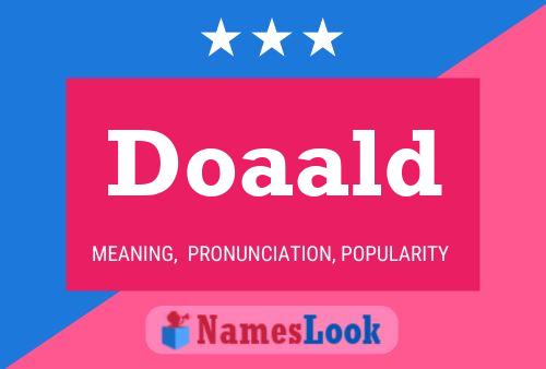 Doaald Name Poster