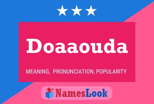 Doaaouda Name Poster