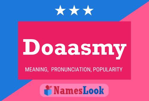 Doaasmy Name Poster