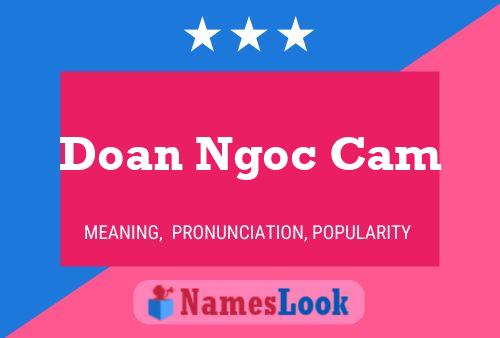 Doan Ngoc Cam Name Poster