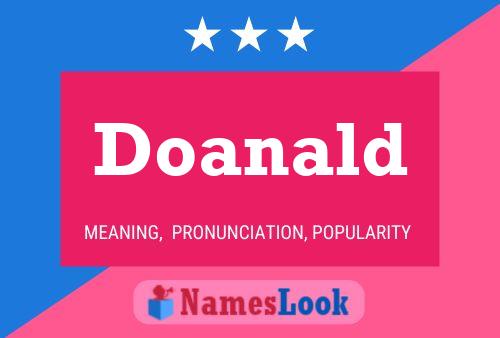 Doanald Name Poster