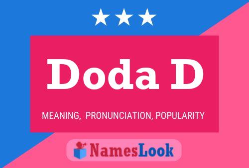 Doda D Name Poster