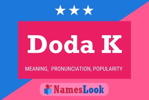 Doda K Name Poster