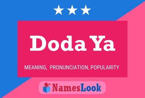 Doda Ya Name Poster