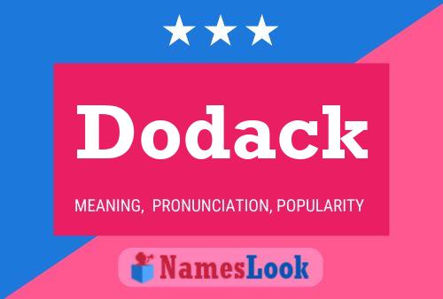 Dodack Name Poster