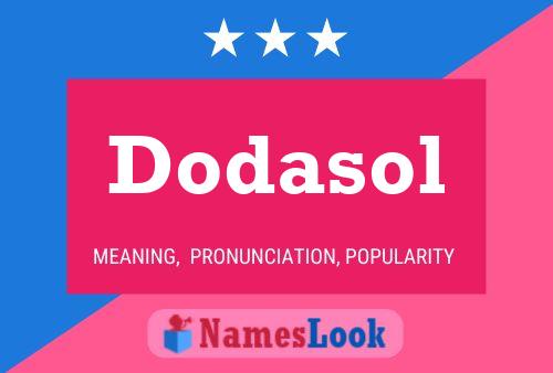 Dodasol Name Poster