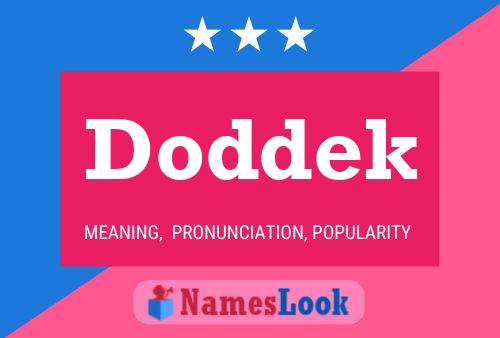 Doddek Name Poster