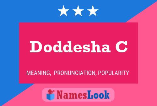 Doddesha C Name Poster