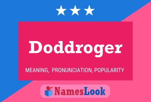 Doddroger Name Poster