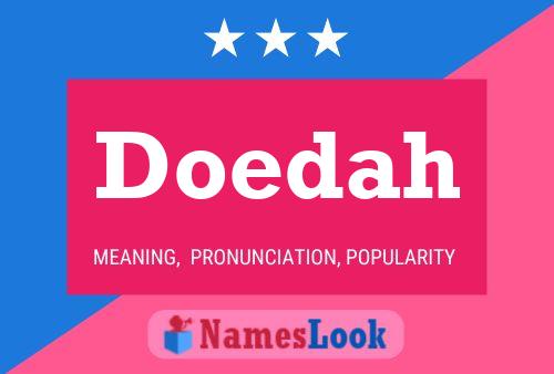 Doedah Name Poster