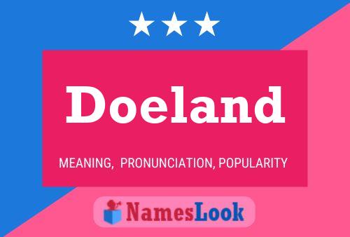 Doeland Name Poster