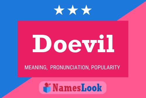 Doevil Name Poster