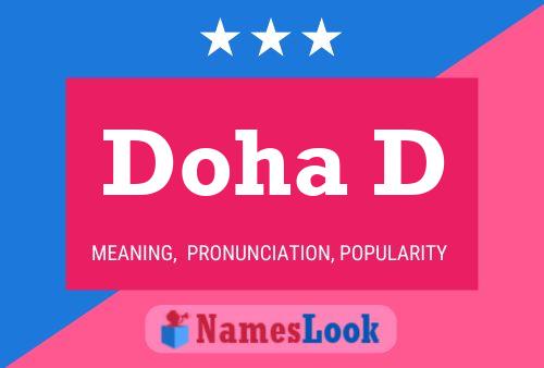 Doha D Name Poster