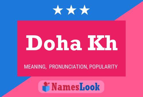 Doha Kh Name Poster