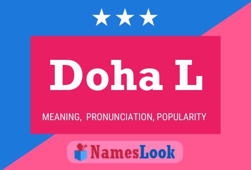 Doha L Name Poster