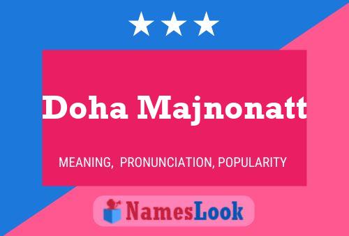 Doha Majnonatt Name Poster