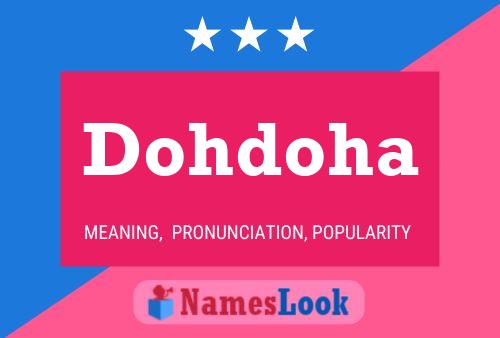 Dohdoha Name Poster