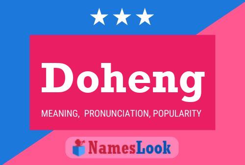 Doheng Name Poster