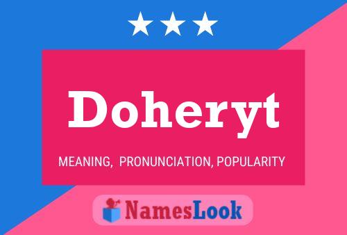 Doheryt Name Poster