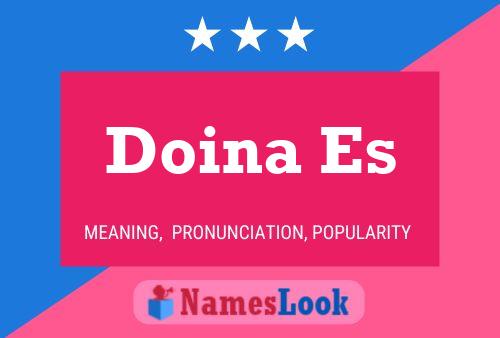 Doina Es Name Poster