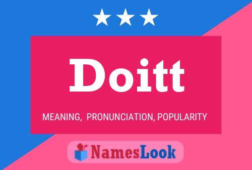 Doitt Name Poster