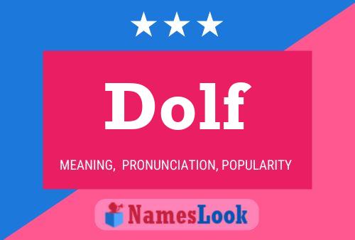 Dolf Name Poster