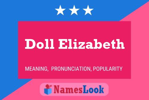 Doll Elizabeth Name Poster