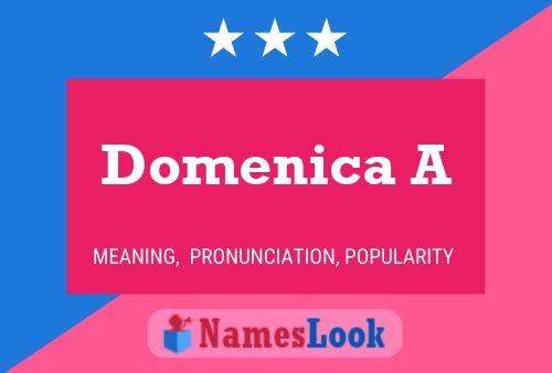 Domenica A Name Poster