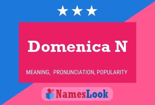 Domenica N Name Poster