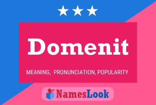 Domenit Name Poster