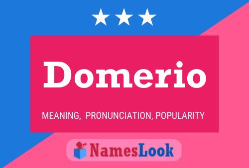 Domerio Name Poster