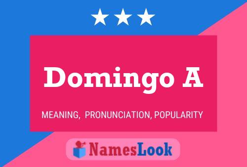 Domingo A Name Poster