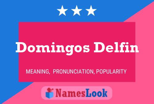 Domingos Delfin Name Poster