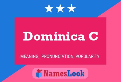 Dominica C Name Poster