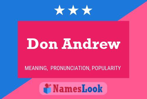 Don Andrew Name Poster