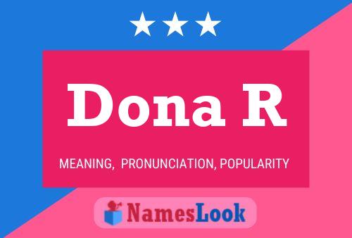 Dona R Name Poster