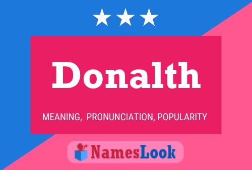 Donalth Name Poster