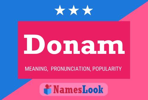 Donam Name Poster