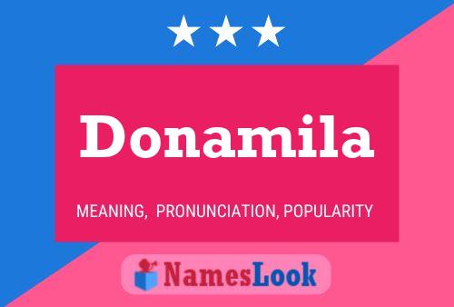 Donamila Name Poster