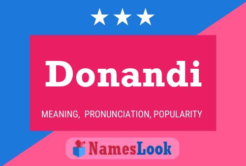 Donandi Name Poster